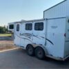 2 horse trailer with living quarters steel gooseneck weekender