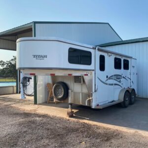 2 horse trailer with living quarters steel gooseneck weekender