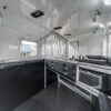 3 horse trailer with living quarters bison ranger rg8316s side load