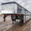 3 horse trailer with living quarters bison ranger rg8316s side load