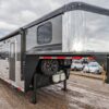 3 horse trailer with living quarters bison ranger rg8316s side load