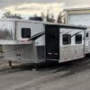 4 horse trailer with living quarters 2019 bison premier