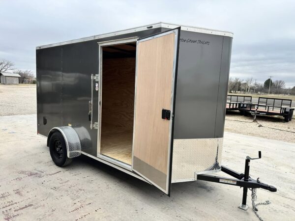 diamond cargo trailers 6x12 single axle enclosed