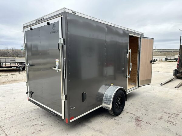 diamond cargo trailers 6x12 single axle enclosed