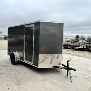 diamond cargo trailers 6x12 single axle enclosed