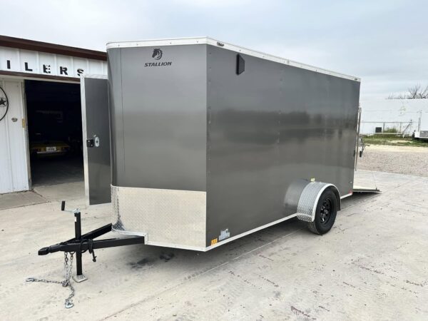 diamond cargo trailers 6x12 single axle enclosed