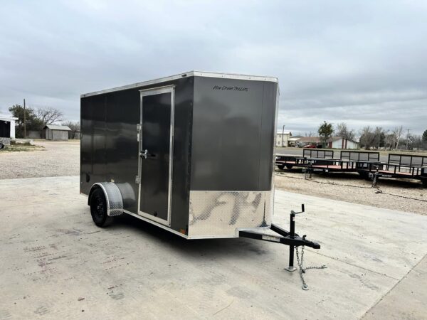 diamond cargo trailers 6x12 single axle enclosed