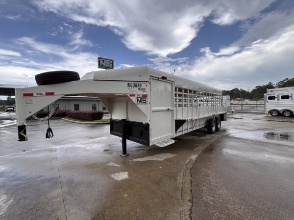 2025 big bend gooseneck livestock trailers 24ft
