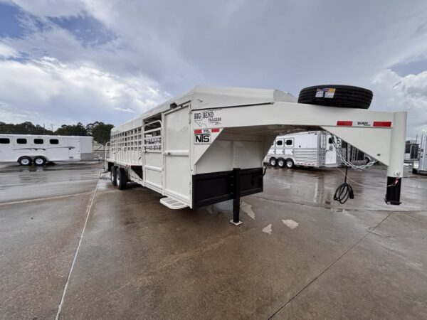 2025 big bend gooseneck livestock trailers 24ft