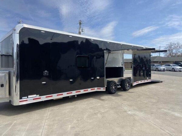 aluminum cargo trailers 2025 united 32' racecar w/bathroom