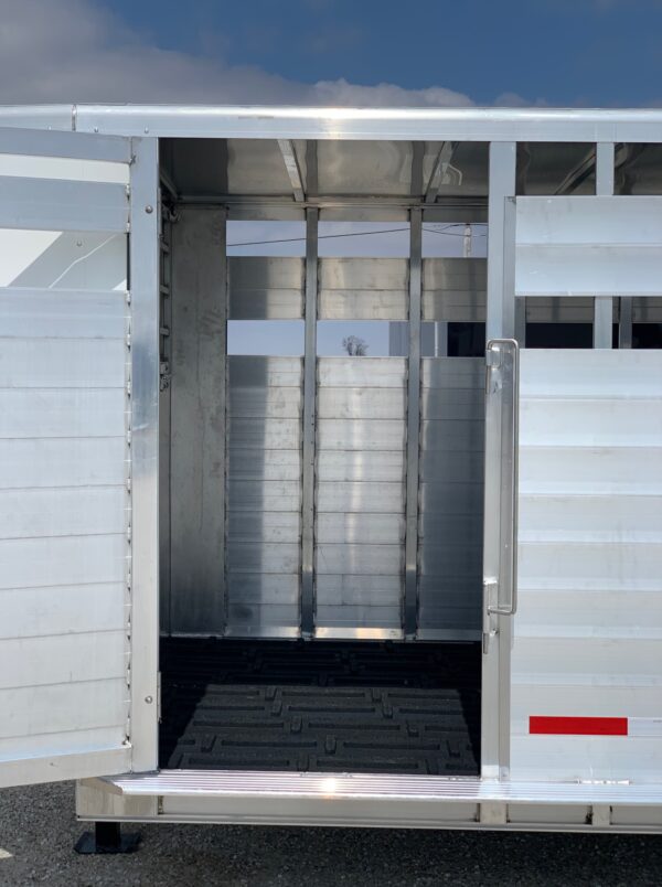 2021 kiefer aluminum livestock trailers 7x20