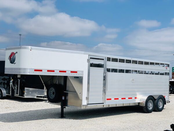 2021 kiefer aluminum livestock trailers 7x20