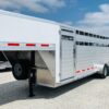2021 kiefer aluminum livestock trailers 7x20