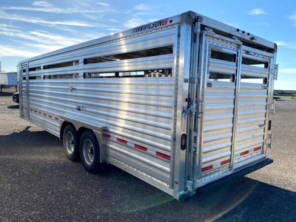 aluminum stock trailers 26'x8'x6'8" cattle hauler