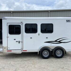 2024 shadow bumper pull horse trailers 3 horse slant
