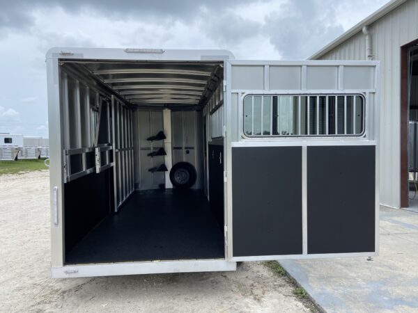 2024 shadow bumper pull horse trailers 3 horse slant