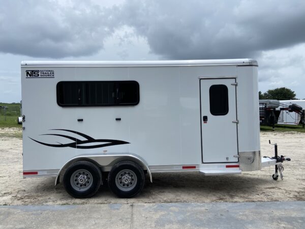 2024 shadow bumper pull horse trailers 3 horse slant