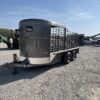 2025 gr bumper pull livestock trailers 16ft half top