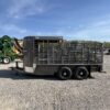2025 gr bumper pull livestock trailers 16ft half top