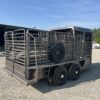 2025 gr bumper pull livestock trailers 16ft half top