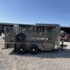 2025 gr bumper pull livestock trailers 16ft half top