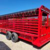 2024 delco livestock trailers 24ft gooseneck