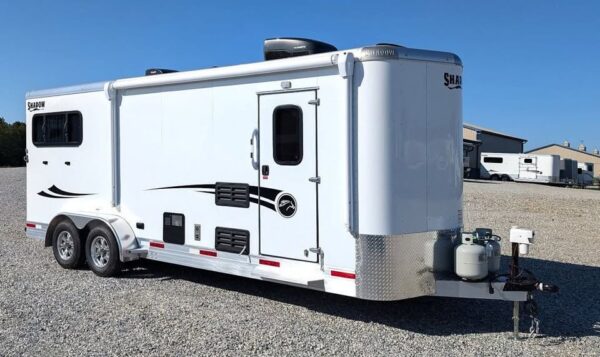 enclosed trailer with living quarters 2025 shadow 2h bumper pull