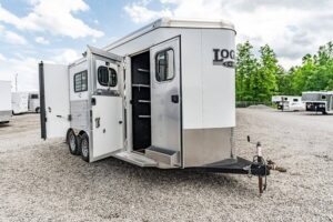 2021 Logan Horse Trailers - 2 Horse Straight Load Bullseye - $19,000