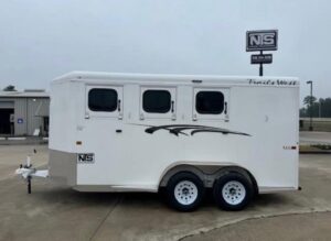 2025 Trails West Aluminum Bumper Pull Horse Trailers - 3 Horse Slant - $13,000