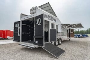 2025 Bloomer Horse Trailers - 3 Horse 18ft Short Wall Living Quarter - $223,998